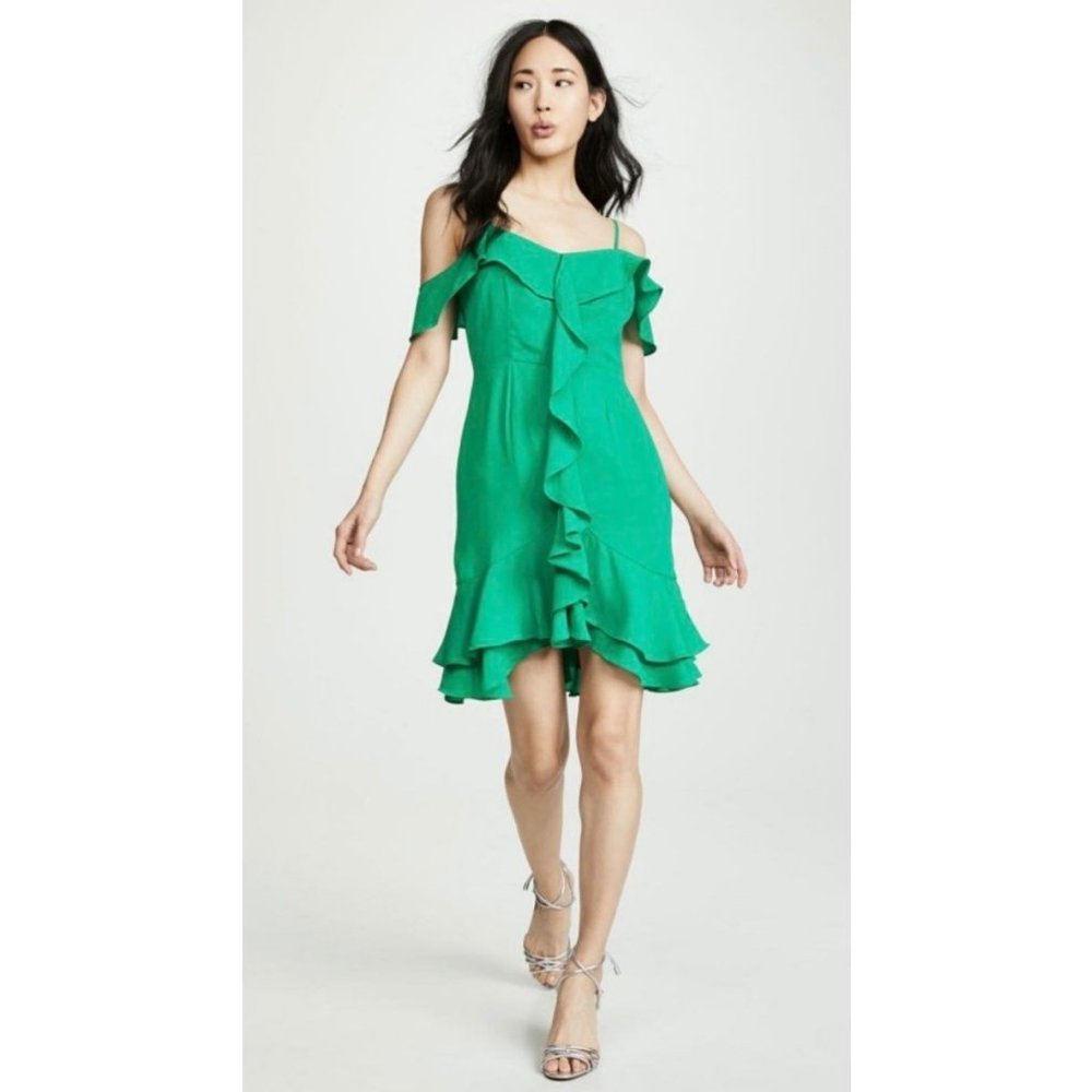 BB Dakota RSVP Make An Entrance Dress Pepper Green